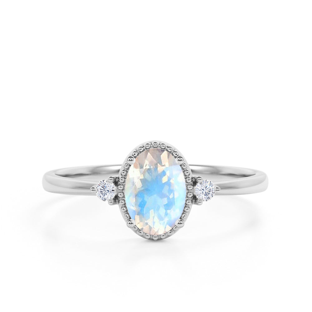 White-1 moonstone