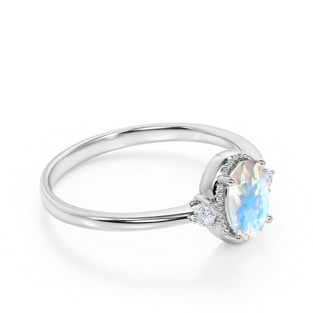 White-2 moonstone