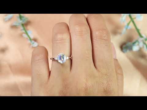 1.1 carat oval diamond ring Clearance